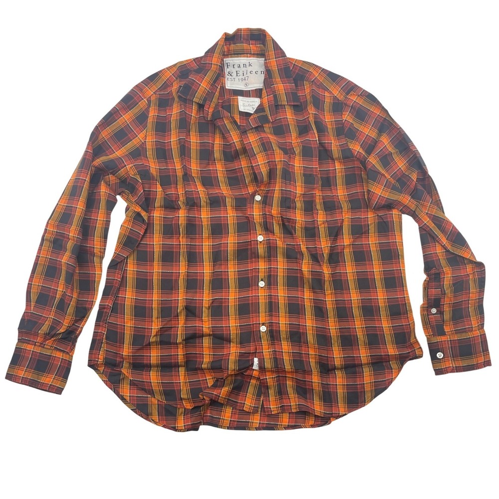 Frank & Eileen Eileen Shirt Size S Orange Good